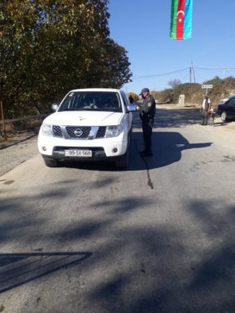 Qubada karantinlə bağlı reyd keçirildi - FOTO