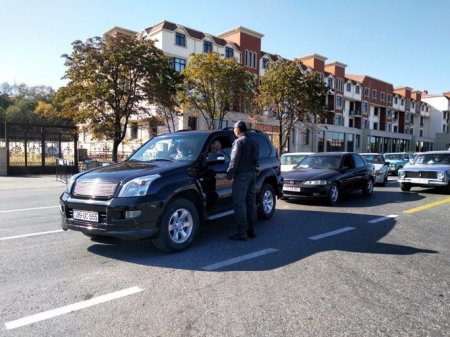 Qubada karantinlə bağlı reyd keçirildi - FOTO