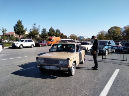 Qubada karantinlə bağlı reyd keçirildi - FOTO