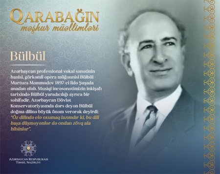 "Qarabağın məşhur müəllimləri" - Bülbül